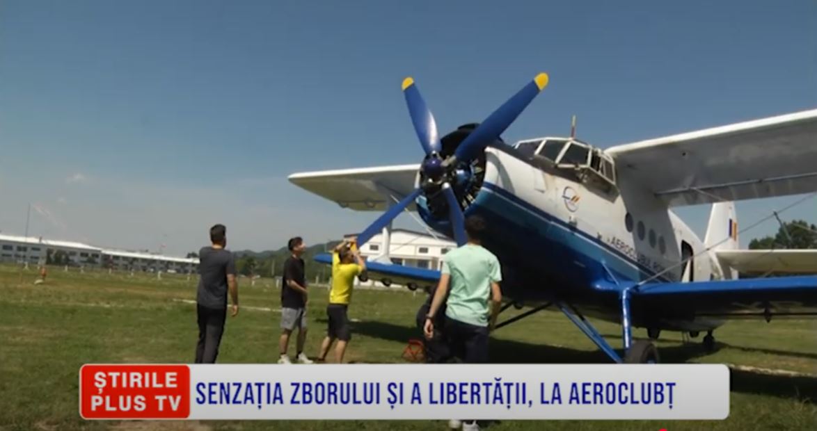 SENZAȚIA ZBORULUI ȘI A LIBERTĂȚII, LA AEROCLUB