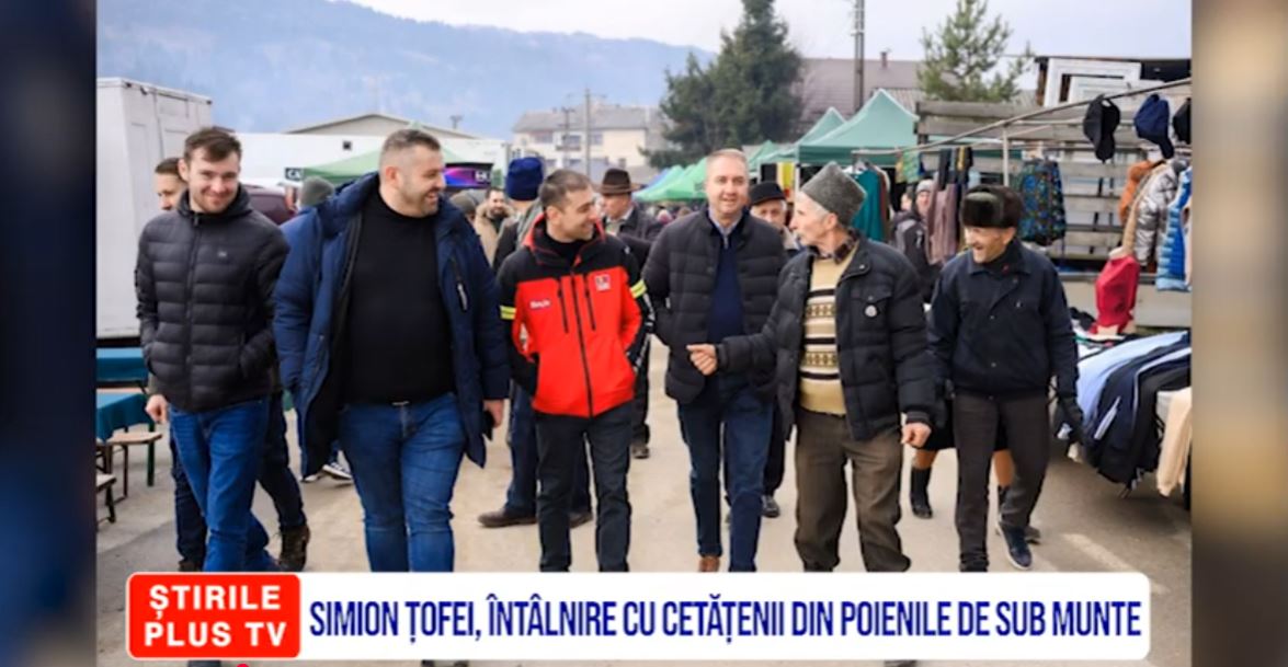 SIMION ȚOFEI, ÎNTÂLNIRE CU CETĂȚENII DIN POIENILE DE SUB MUNTE