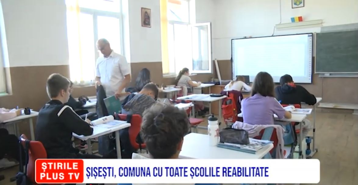 ȘIȘEȘTI, COMUNA CU TOATE ȘCOLILE REABILITATE