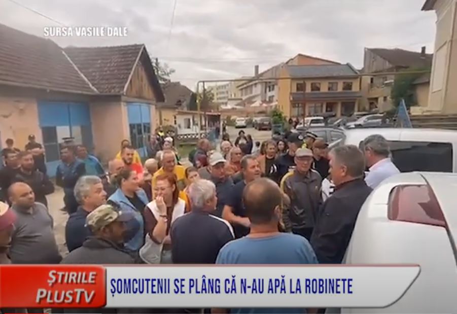 ȘOMCUTENII SE PLÂNG CĂ N-AU APĂ LA ROBINETE