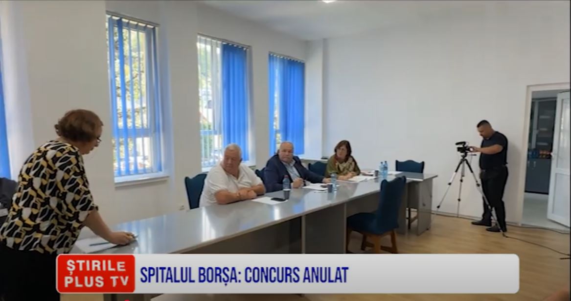 SPITALUL BORȘA: CONCURS ANULAT