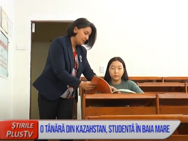 O TÂNĂRĂ DIN KAZAHSTAN, STUDENTĂ ÎN BAIA MARE