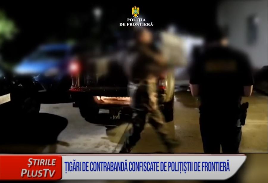 ȚIGĂRI DE CONTRABANDĂ, CONFISCATE DE POLIȚIȘTII DE FRONTIERĂ