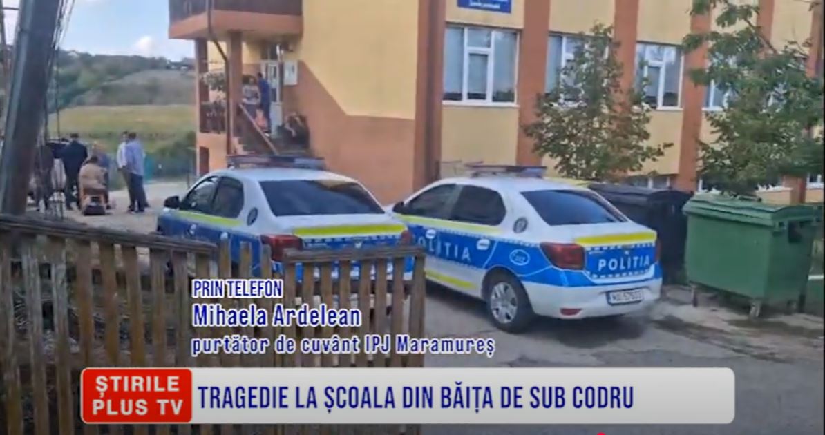TRAGEDIE LA ȘCOALA DIN BĂIȚA DE SUB CODRU