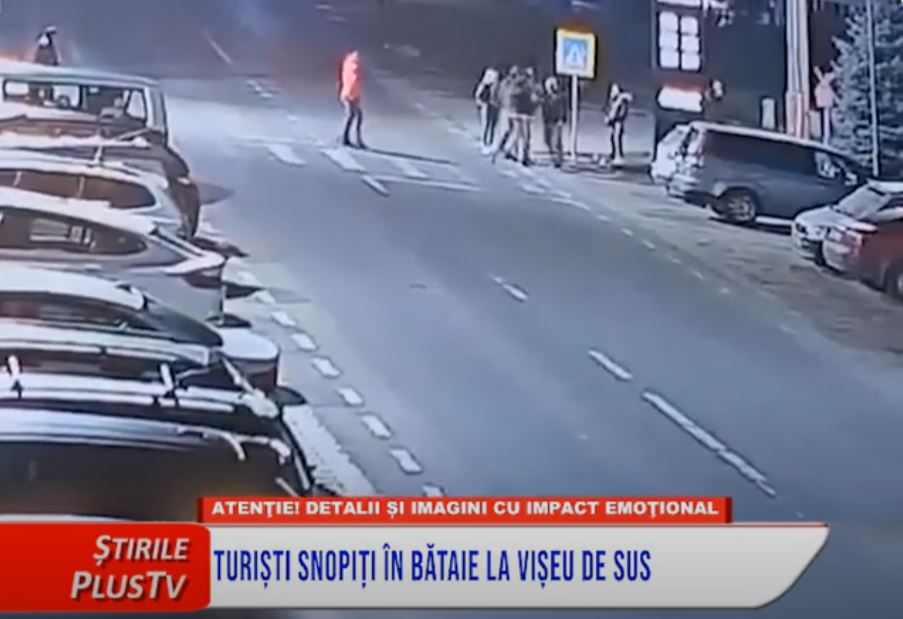 TURIȘTI, SNOPIȚI ÎN BĂTAIE LA VIȘEU DE SUS