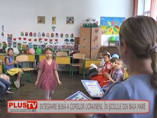 INTEGRARE BUNĂ A COPIILOR UCRAINENI, ÎN ȘCOLILE DIN BAIA MARE