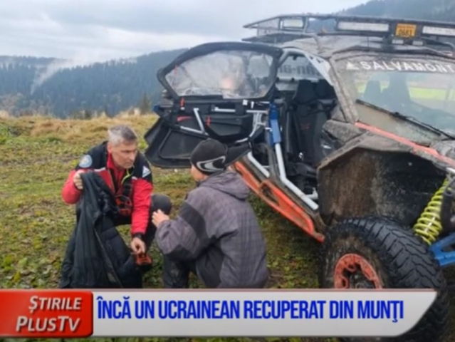 ÎNCĂ UN UCRAINEAN RECUPERAT DIN MUNȚI