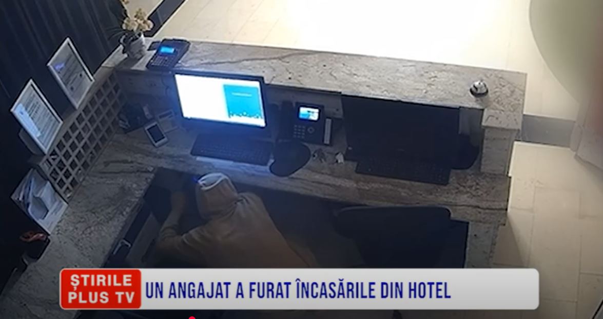 UN ANGAJAT A FURAT ÎNCASĂRILE DIN HOTEL