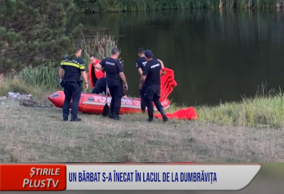 UN BĂRBAT S-A ÎNECAT ÎN LACUL DE LA DUMBRĂVIȚA