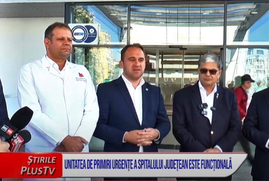 UNITATEA DE PRIMIRI URGENȚE A FOST INAUGURATĂ AZI 