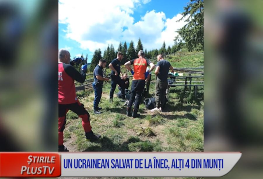 UN UCRAINEAN SALVAT DE LA ÎNEC, ALȚI 4 DIN MUNȚI