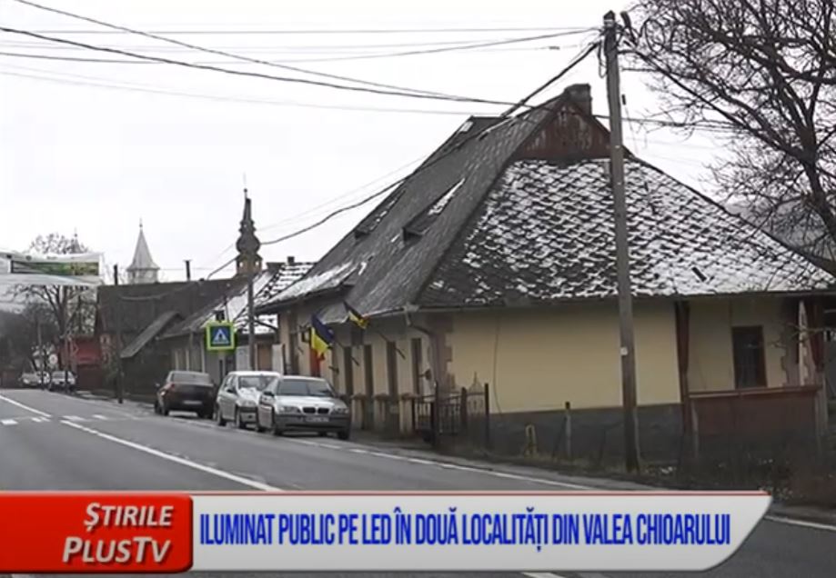 ILUMINAT PUBLIC PE LED, ÎN DOUĂ LOCALITĂȚI DIN VALEA CHIOARULUI