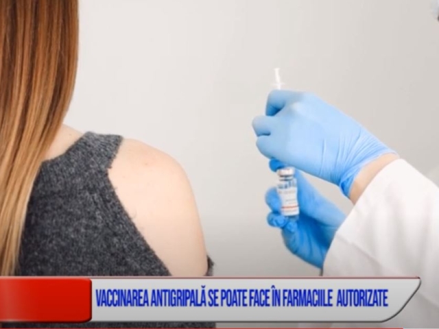 VACCINAREA ANTIGRIPALĂ SE POATE FACE ÎN FARMACIILE  AUTORIZATE