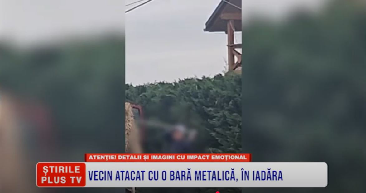 VECIN ATACAT CU O BARĂ METALICĂ, ÎN IADĂRA