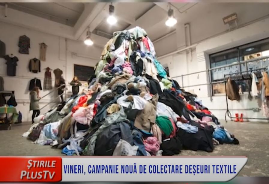 VINERI, CAMPANIE NOUĂ DE COLECTARE DEȘEURI TEXTILE