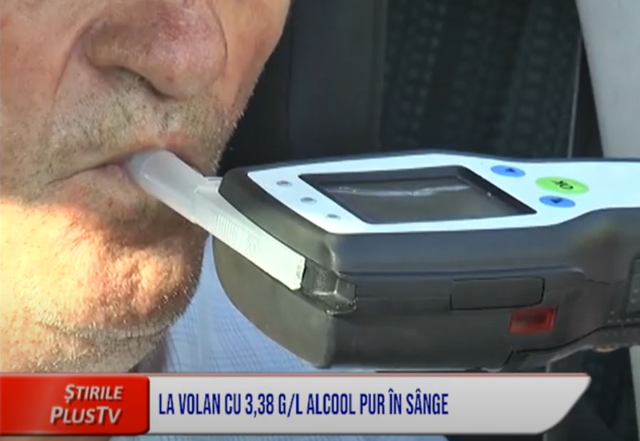 LA VOLAN CU 3,38 G/L ALCOOL PUR ÎN SÂNGE