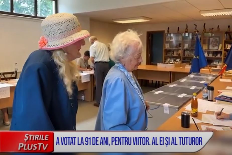 A VOTAT LA 91 DE ANI, PENTRU VIITOR. AL EI ȘI AL TUTUROR.