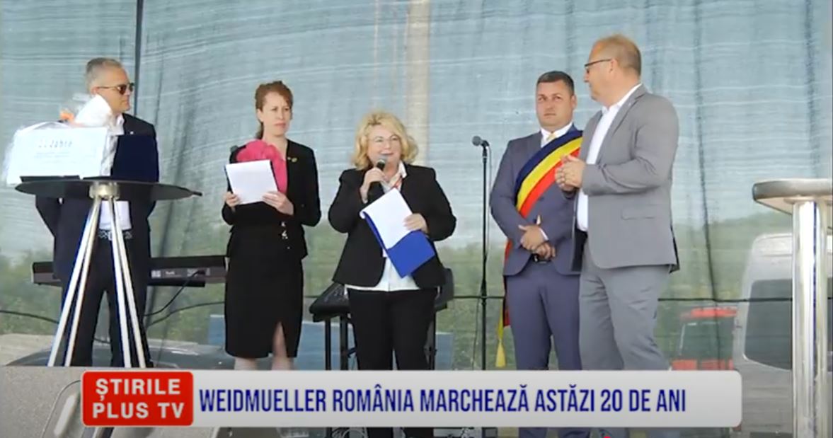 WEIDMUELLER ROMÂNIA MARCHEAZĂ ASTĂZI 20 DE ANI